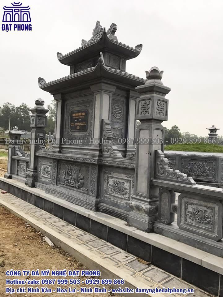 Một số khu lăng mộ Đạt Phong thi công
