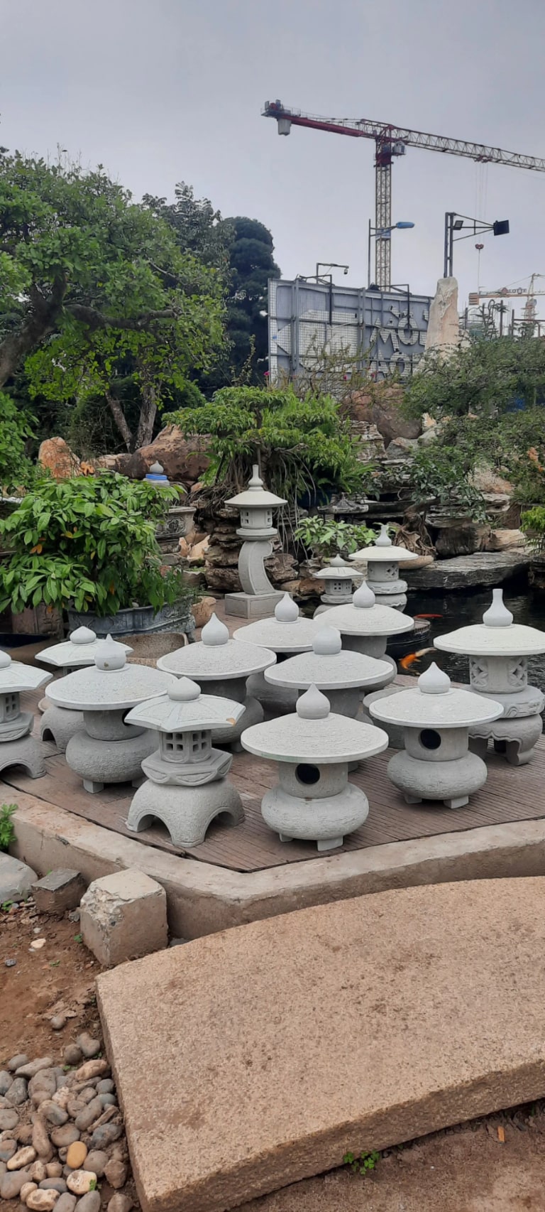 đèn đá sân vườn Hà Nội